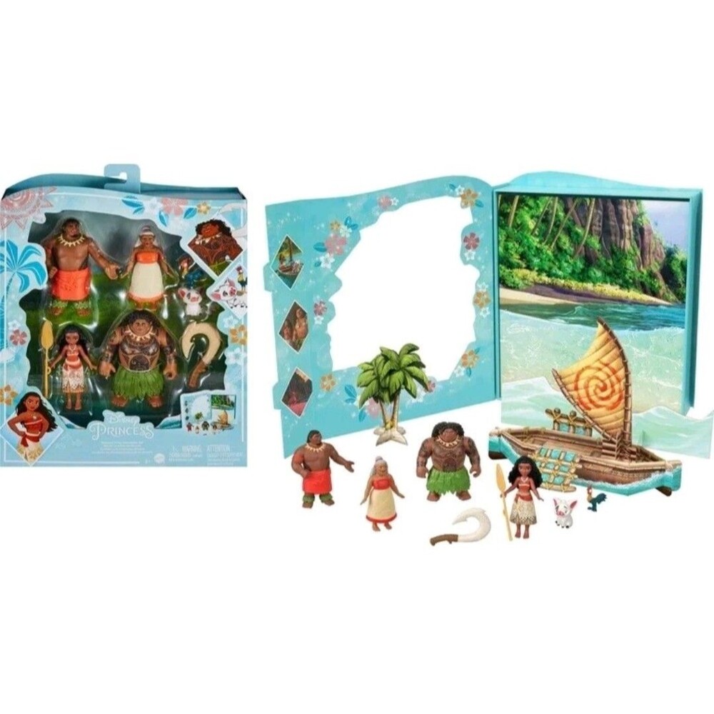 Disney Princess Moana Classic Storybook Set NEW IN BOX (Slight Box Damage)